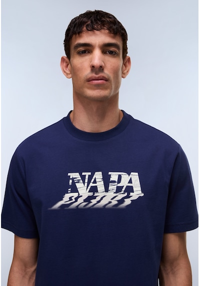 Napapijri S-lodestar Ss Erkek T-shirt-31974 Lacivert