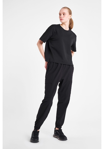 Lescon Kadın Kısa Kollu T-shirt 25n-2145 Siyah