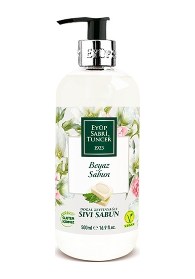 Eyüp Sabri Tuncer Doğal Zeytinyağlı Sıvı Sabun Beyaz Sabun 500ml