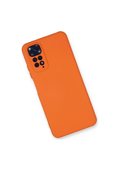 Uryport Xiaomi Redmi Note 11 Kılıf Nano İçi Kadife Silikon - Turuncu