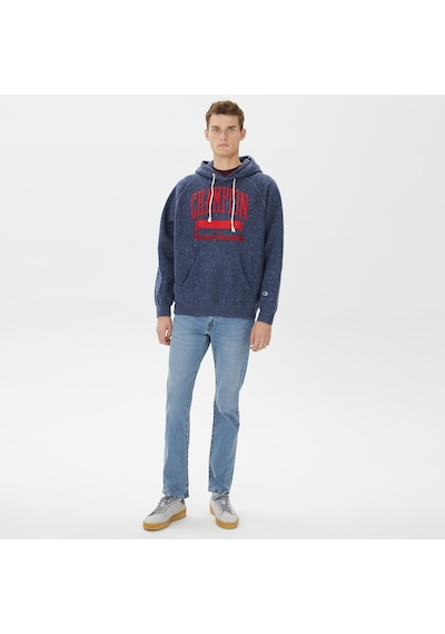 Champion Hooded Erkek Lacivert Sweatshirt Düz 219607 Lacivert