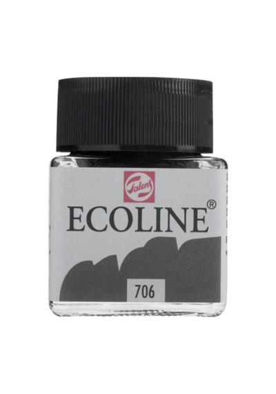 Ecoline Sıvı Suluboya 30 Ml. 706 Deep Grey Karışık, Çok Renkli