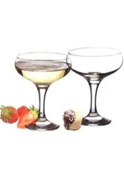 Paşabahçe 44136 Bistro Yayvan Şampanya Bardağı 6'lı 270 Cc