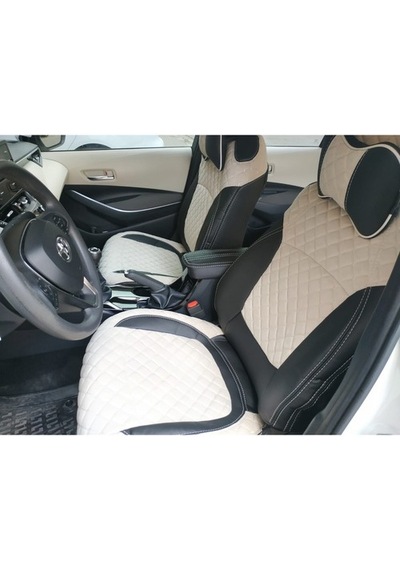 Toyota Corolla Uyumlu Araca Özel Deri Oto Koltuk Kılıfı (500436046)