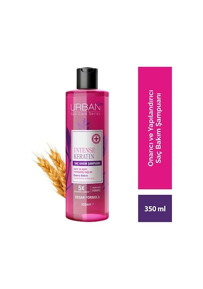 Urban Şampuan 350ml. Intense&keratin Şeffaf Tüm Saç Tipleri