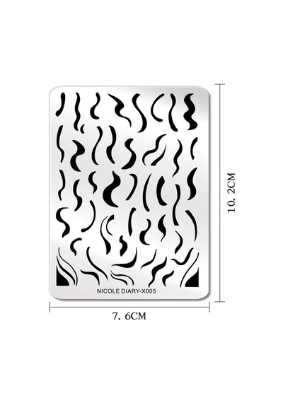 Nicole Diary Metal Stampa Tabakası X005 56252