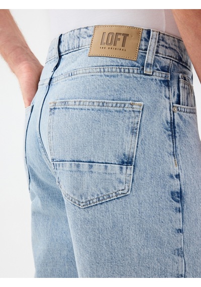 Mateo Baggy Fit Erkek Pantolon Denim