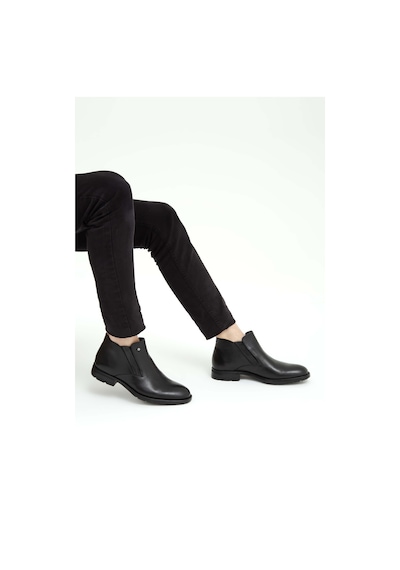 Tamer Tanca Erkek Hakiki Deri Siyah Casual Bot 183 22106 Erk Bot Sk21/22 Sıyah Siyah
