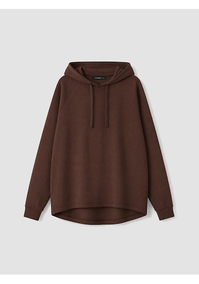 Lcw Curve Kahverengi Büyük Beden Kadın Hoodie