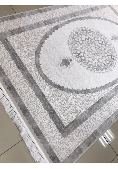 Merinos Halı Elegance 73941 097 Serisi Akrilik Salon Oturma Yatak Odası Halısı Gri