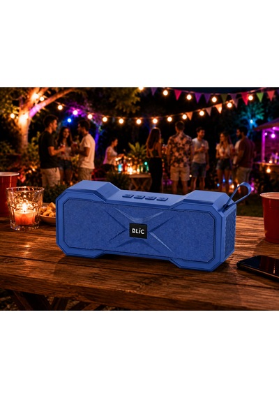Blic Bls-94 6w Stereo Bluetooth 5.4 Hoparlör 1500mah Yatay Tasarımlı Taşınabilir Kablosuz Speaker Mavi-14800