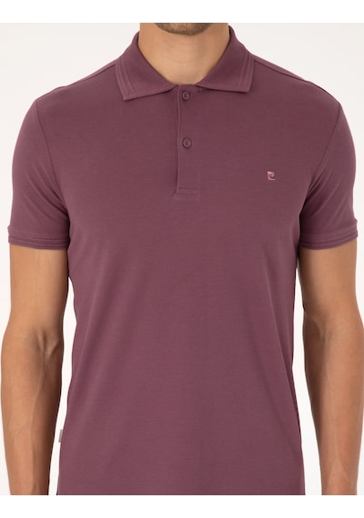 Pierre Cardin Erkek Mor Tişört Basic 50325323-vr038 Mor