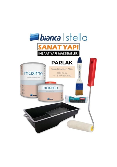 Maximo Sıvıcam Parlak +ipek Fırça+rulo+tava+dekor Başlık