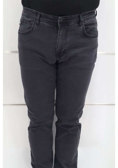 Denim Cartel Dmctekstil Erkek Füme Normal Bel Dar Kalıplı Boru Paça Jean Pantolon Füme