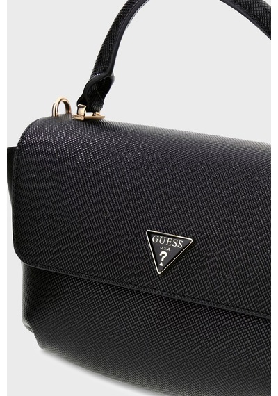 Guess Gilda Logolu Çıkarılabilir Askılı Çanta Hwzg9747200 Bayan Çanta Hwzg97 47200 Bla Siyah