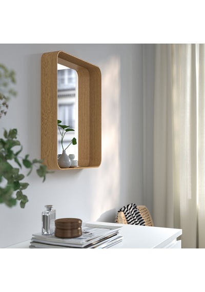 Ikea Dvärgsyren Duvar Aynası 40x50 Cm Naturel