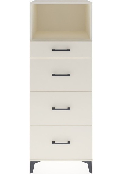 Hyperion Dolap Tek Raflı 4 Çekmeceli 60x44x163 Aytaşı-aytaşı Aytaşı
