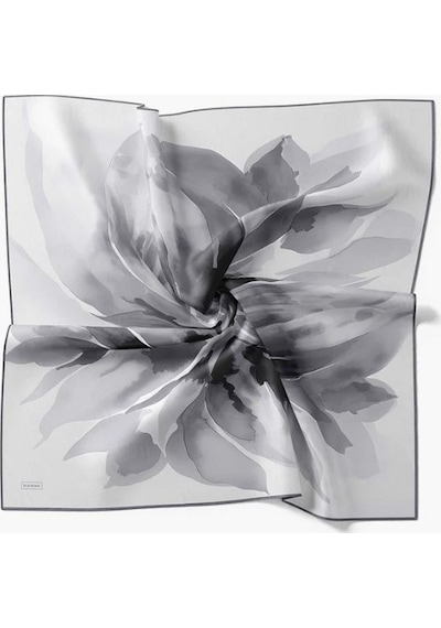 Silk Home Twill İpek Eşarp - 11545-05 Gri
