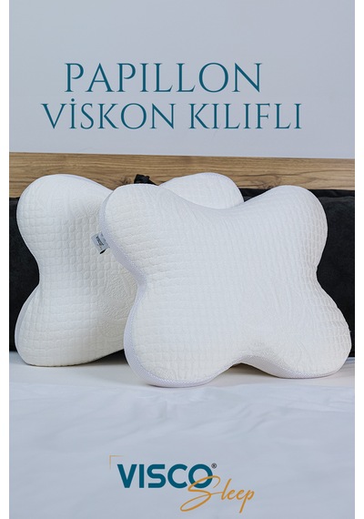 Visco Yastık Papillon Ortopedik Yastık 45x50x15 Cm