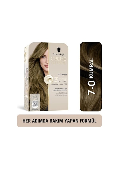 Schwarzkopf Creme Supreme Kit Boya 7-0 Kumral