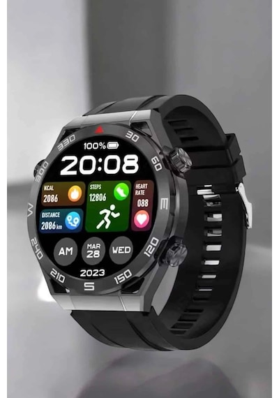 Mey İthalat Akıllı Saat Yeni Nesil 2024 Model Metal Kordonlu Bluetooth Bağlantılı