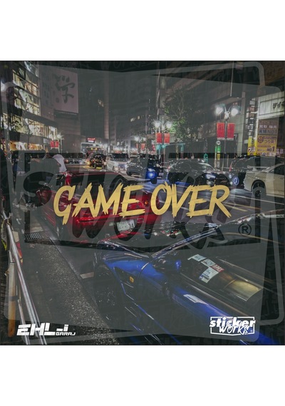 Game Over Sticker Altı Sarı