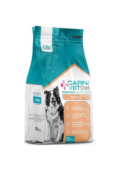Carni Vet Obesity Diet Obezite Destek Yetişkin Köpek Maması 2.5 Kg