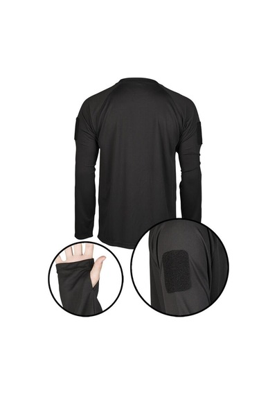 Sturm Tactical Quick Dry Siyah T-Shirt Siyah