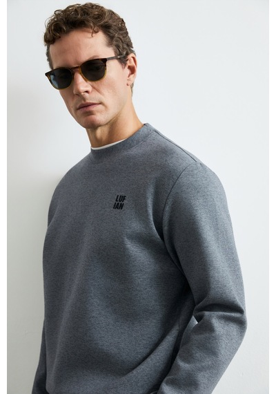 Lufian Grand Erkek Sweatshirt Gri Gri 112030192100150