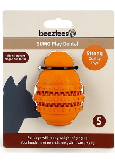 Beeztees Sumo Dayanıklı Dental Oyuncak S Turuncu