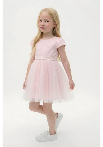 Fesshera Kids Kız Çocuk Elbise Özel Gün Ve Parti Elbisesi Prenses Model Sırt Detaylı Fiyonklu Abiye Pembe Fesshera Kids Kız Çocuk Elbise Özel Gün Ve Parti Elbisesi Prenses Model Sırt Detaylı Fiyonklu Abiye Pembe