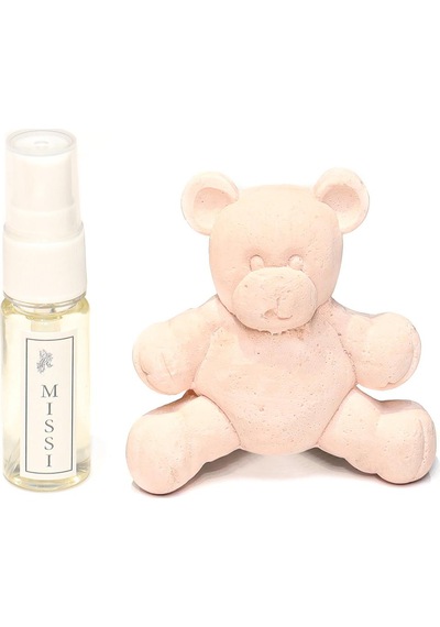Pembe Ayıcık Taşlı Vanilya Sandal Araba/araç Kokusu 20 Ml Esans İle Birlikte