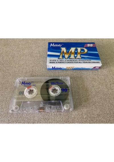 Melody Boş Kaset 90lık - Mp Ses Kayıt Kaseti - Teyp Kaseti