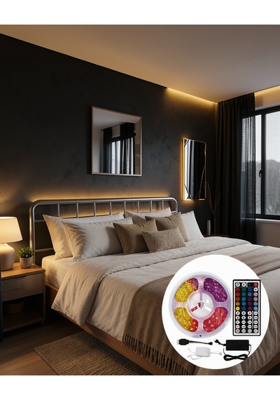 5050 Smd Rgb Led Şerit 5 Metre Uczz5mtvled-5