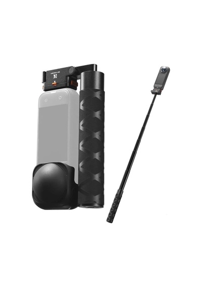 K&f Concept Insta360 X5 Selfie Çubuğu 89 Cm Katlanabilir Manyetik Görünmez Selfie Stick