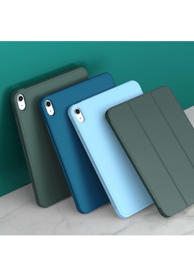 Apple İpad 11.nesil 2025 A16 / 10.nesil 2022 10,9 Inç Uyumlu Kılıf Kalem Tutuculu, Yumuşak Tpu Sırtlı, Üç Katlı Standlı Akıllı Kılıf Kapaklı Kılıf Apple İpad 11.nesil 2025 A16 / 10.nesil 2022 10,9 Inç Uyumlu Kılıf Kalem Tutuculu, Yumuşak Tpu Sırtlı, Üç Katlı Standlı Akıllı Kılıf Kapaklı Kılıf