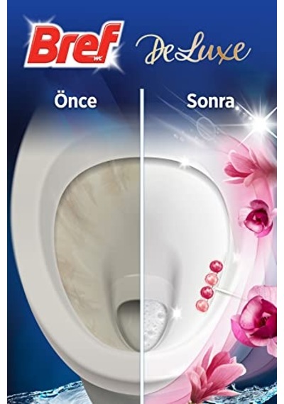 Wc Deluxe Manolya Klozet Bloğu - 2'li Premium Kir & Kireç Önleyici & Koku Giderici Klozet Temizleme Topları 2x50g