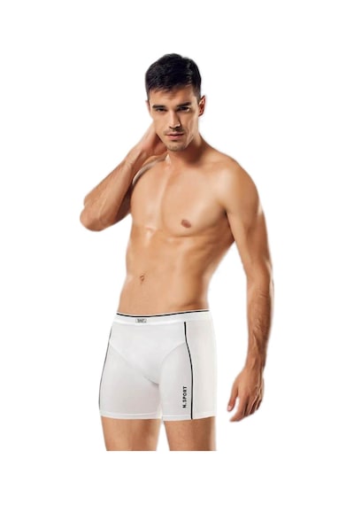 Erkek Siyah Modal Biyeli Boxer Yeni Sezon Siyah