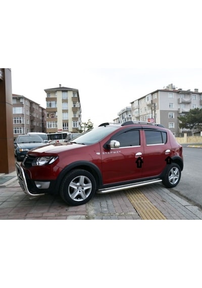 Dacıa Sandero Stepway Krom Cam Çıtası 4 Kapı 2014-2019