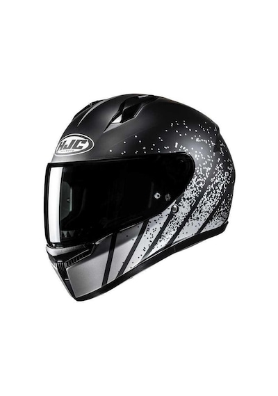 Hjc C10 Haven Mc5sf Kapalı Kask Siyah Beyaz