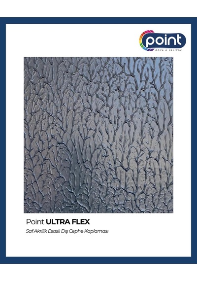 Ultra-flex - Saf Akrilik Esaslı Dış Cephe Kaplaması Beyaz, 7,5 Lt