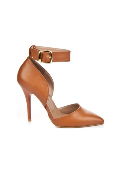 Fox Shoes Taba Kadın Topuklu Ayakkabı K654073309 Taba