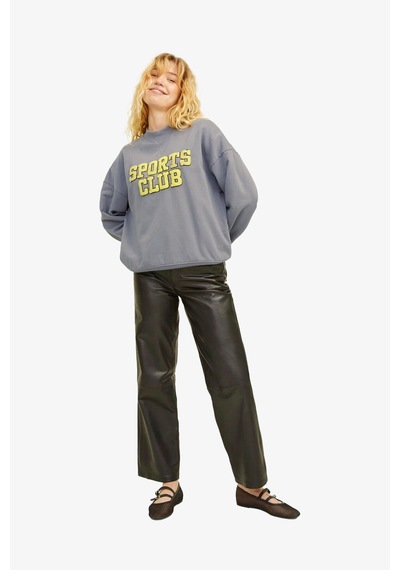 Jjxx Jxriri Loose Kadın Gri Sweatshirt 12263678-mockingbird Gri