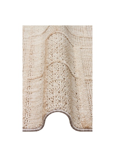 Eko Halı Joy 03 Beige Hav Toz Vermeyen Etnik Desenli Halı Bej 2