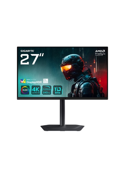 Mo27u2 26,5" Qd-oled Gaming Monitor, 4k Uhd 3840x2160 , 240hz, 0.03ms Gtg, Hdmı 2.1 & Dp 1.4, Displayhdr True Black 400, Hdr 1000 Nits, Kvm & Usb-c, Dahili Hoparlör