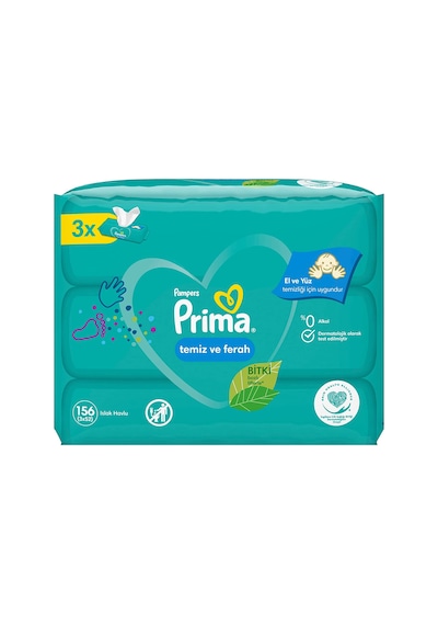 Prima Islak Havlu Mendil Temiz Ve Ferah Bebek Kokulu (27 Li Set)