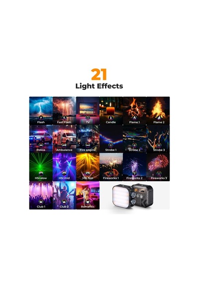 Pocket-size Rgb Led Video Light Mini Rgb Video Işığı