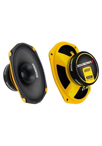 Soundmax Sx-m69f-400w Max-100wrms -profesyonel Oval Midrange