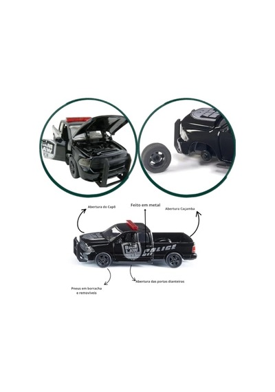 Ram 1500 Us Polis Aracı Oyuncak
