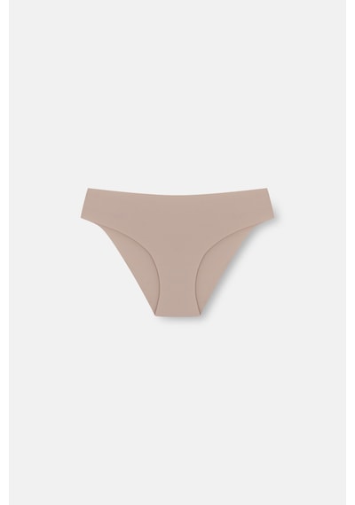 Suwen 3lü Invisible Lazer Kesim Normal Bel Slip Külot St00546011444 Ten / Kahve / Gül Rengi